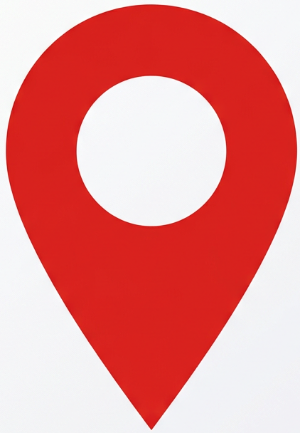 Simple address location pin icon
